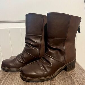 Womens brown ankle boots